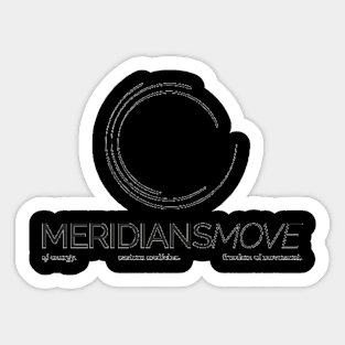 Meridians Move (sin fondo) Sticker